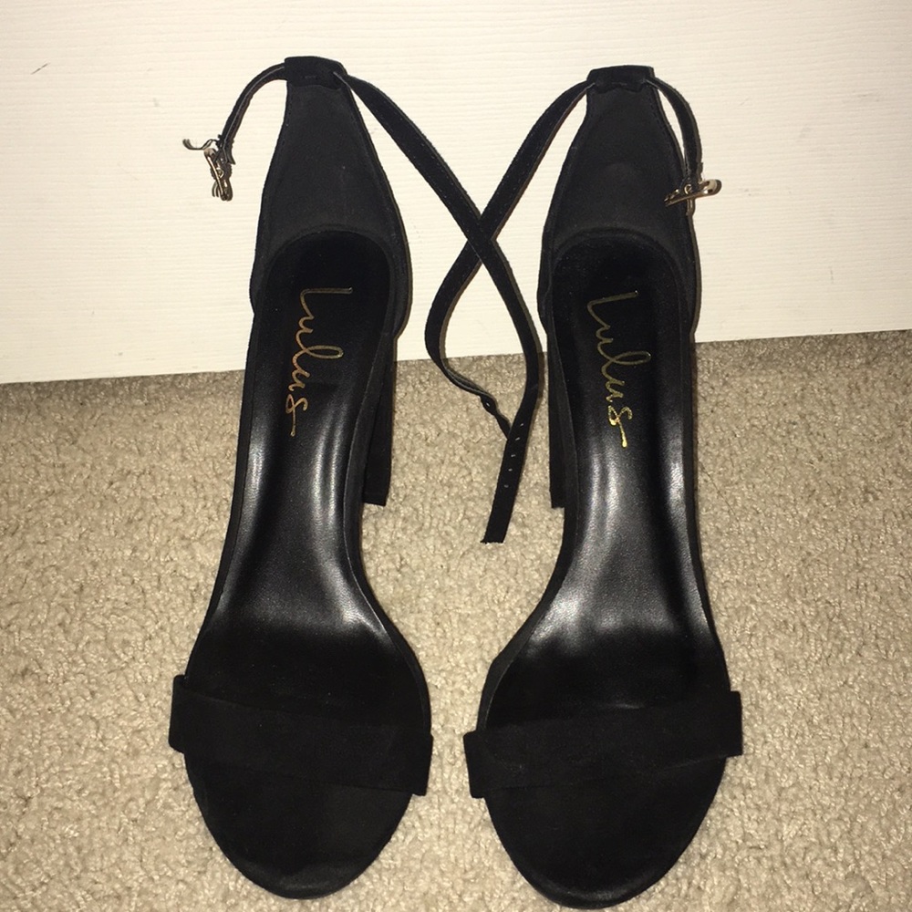 Black Block Heels